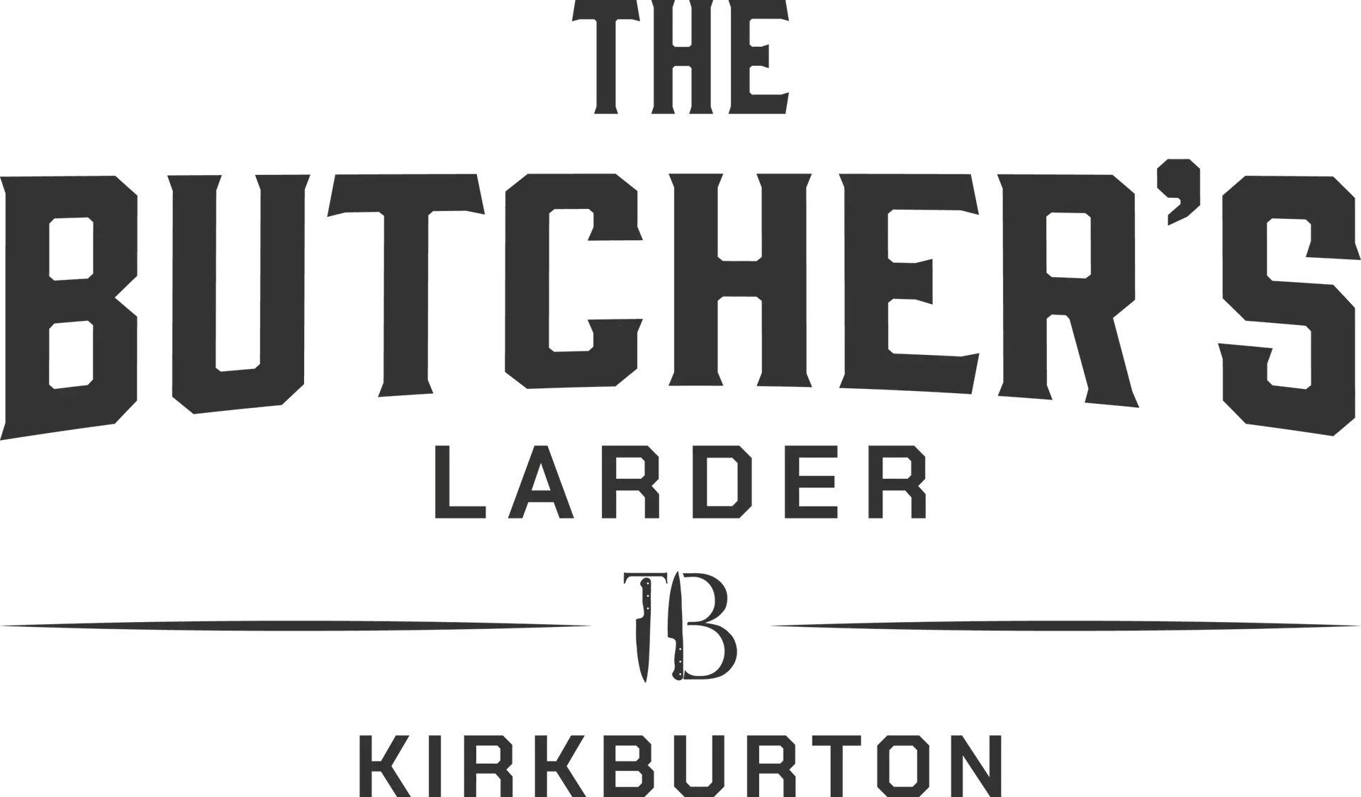 THE BUTCHERS LARDER LOGO_kirkburton_charcoal